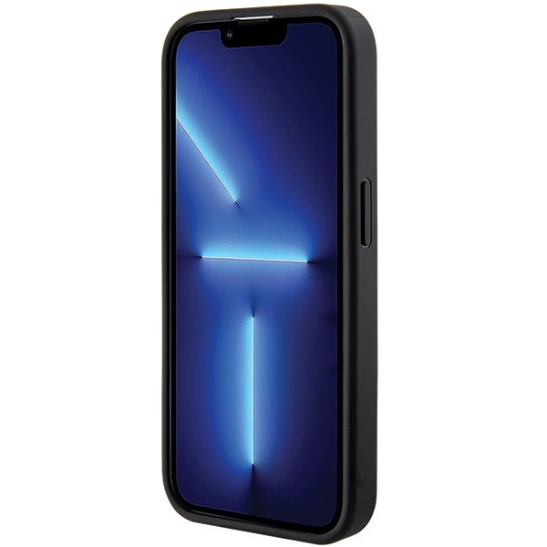 iTok webáruház - Guess Guess Grip Stand 4G Saffiano Strass tok iPhone 15 Pro Max készülékhez (fekete) 7 Guess Grip Stand 4G Saffiano Strass case for iPhone 15 Pro Max (fekete)