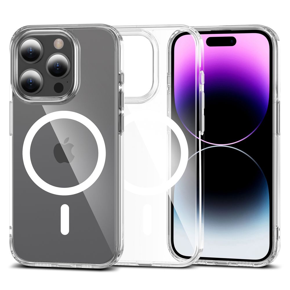 iTok webáruház - Tech-Protect Tech-Protect FlexAir Hybrid MagSafe tok iPhone 15 Pro Max készülékhez (átlátszó) 1 Tech-Protect FlexAir Hybrid MagSafe Case for iPhone 15 Pro Max (átlátszó)