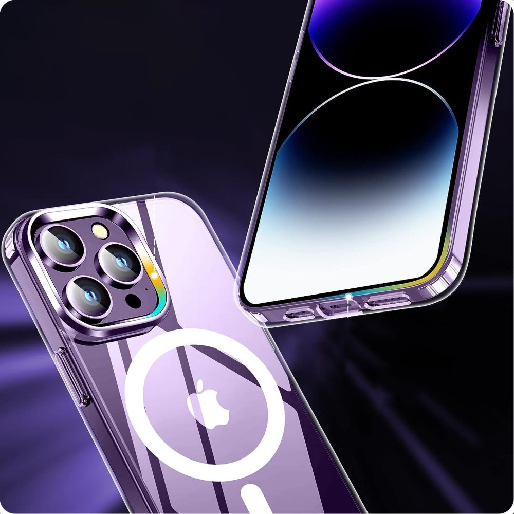 iTok webáruház - Tech-Protect Tech-Protect FlexAir Hybrid MagSafe tok iPhone 15 Pro Max készülékhez (átlátszó) 4 Tech-Protect FlexAir Hybrid MagSafe Case for iPhone 15 Pro Max (átlátszó)