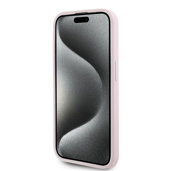 iTok webáruház - Karl Lagerfeld Karl Lagerfeld Diagonal Quilted Script tok iPhone 15 Pro Max készülékhez (rózsaszín) 5 Karl Lagerfeld Diagonal Quilted Script case for iPhone 15 Pro Max (rózsaszín)