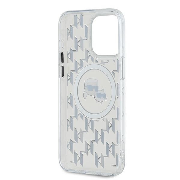 iTok webáruház - Karl Lagerfeld Karl Lagerfeld IML Monogram Karl & Choupette Head MagSafe tok iPhone 15 Pro Max készülékhez (átlátszó) 7 Karl Lagerfeld IML Monogram Karl & Choupette Head MagSafe Case for iPhone 15 Pro Max (átlátszó)