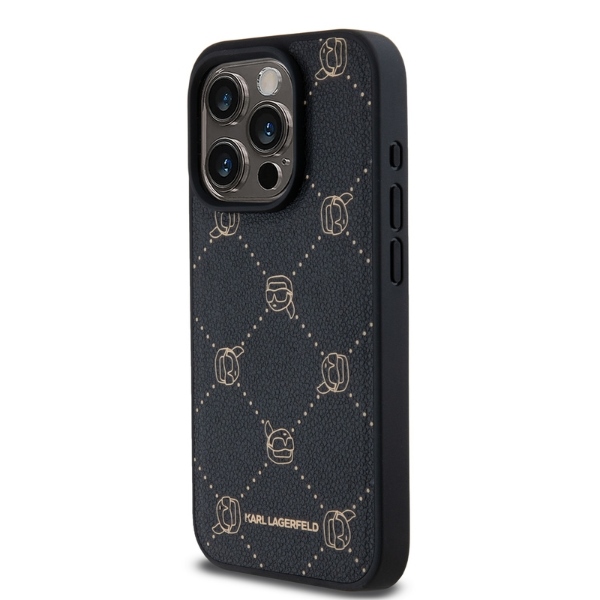 iTok webáruház - Karl Lagerfeld Karl Lagerfeld Magsafe Karl Head tok iPhone 15 Pro Max készülékhez (fekete) 3 Karl Lagerfeld Magsafe Karl Head Case for iPhone 15 Pro Max (fekete)