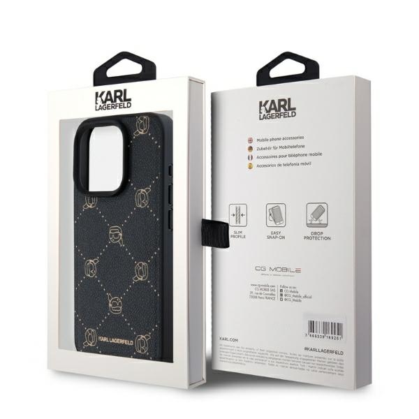 iTok webáruház - Karl Lagerfeld Karl Lagerfeld Magsafe Karl Head tok iPhone 15 Pro Max készülékhez (fekete) 5 Karl Lagerfeld Magsafe Karl Head Case for iPhone 15 Pro Max (fekete)