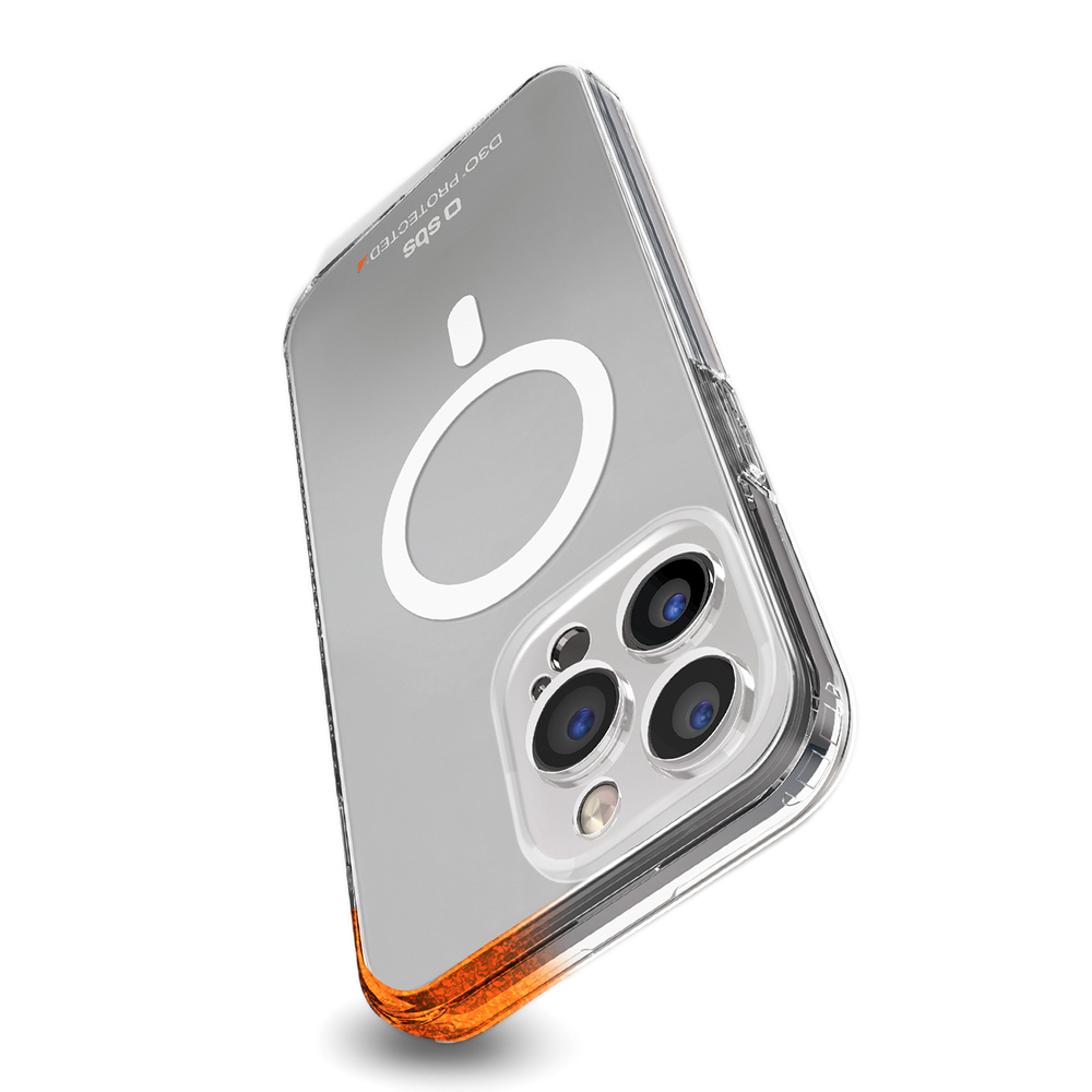 iTok webáruház - SBS SBS D3O MagSafe tok iPhone 15 Pro Max készülékhez (átlátszó) 3 SBS D3O MagSafe Case for iPhone 15 Pro Max (átlátszó)