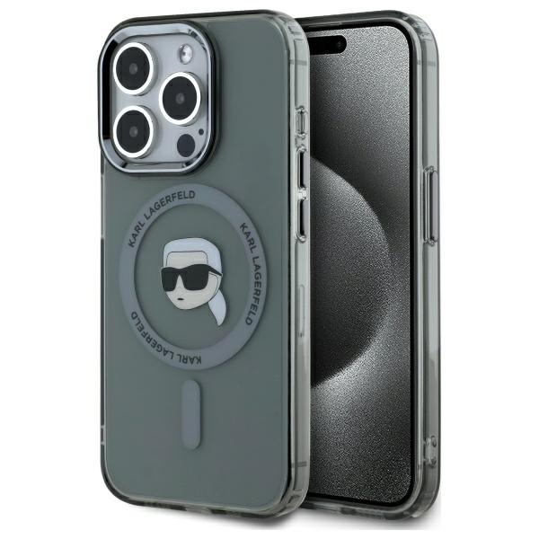 iTok webáruház - Karl Lagerfeld Karl Lagerfeld KLHMP15XHLSKIK iPhone 15 Pro Max tok MagSafe 1 Karl Lagerfeld KLHMP15XHLSKIK iPhone 15 Pro Max 6.7" black/black hardcase IML Metal Karl Head MagSafe