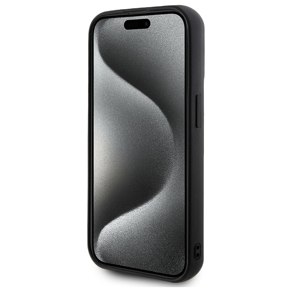 iTok webáruház - Karl Lagerfeld Karl Lagerfeld 3D Rubber Signature tok iPhone 15 Pro Max készülékhez (fekete) 5 Karl Lagerfeld 3D Rubber Signature Case for iPhone 15 Pro Max (fekete)