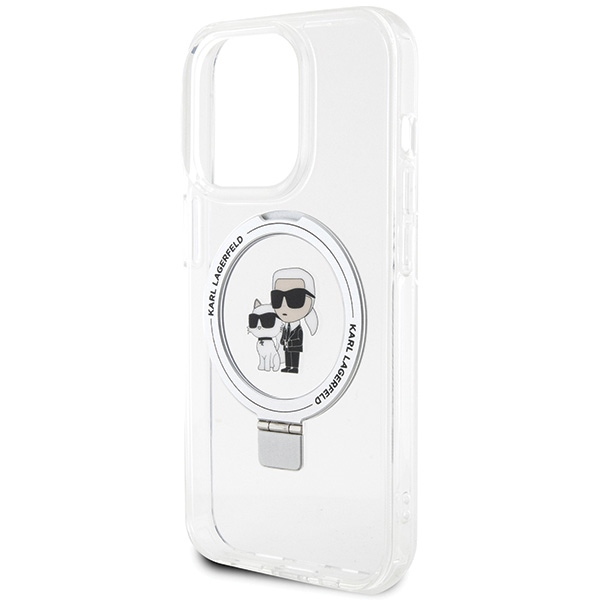 iTok webáruház - Karl Lagerfeld Karl Lagerfeld KLHMP15XHMRSKCH tok iPhone 15 Pro Max 6,7 hüvelykhez – Ring Stand Karl&Choupette MagSafe, fehér 6 Karl Lagerfeld KLHMP15XHMRSKCH iPhone 15 Pro Max 6.7" white/white hardcase Ring Stand Karl&Choupette MagSafe