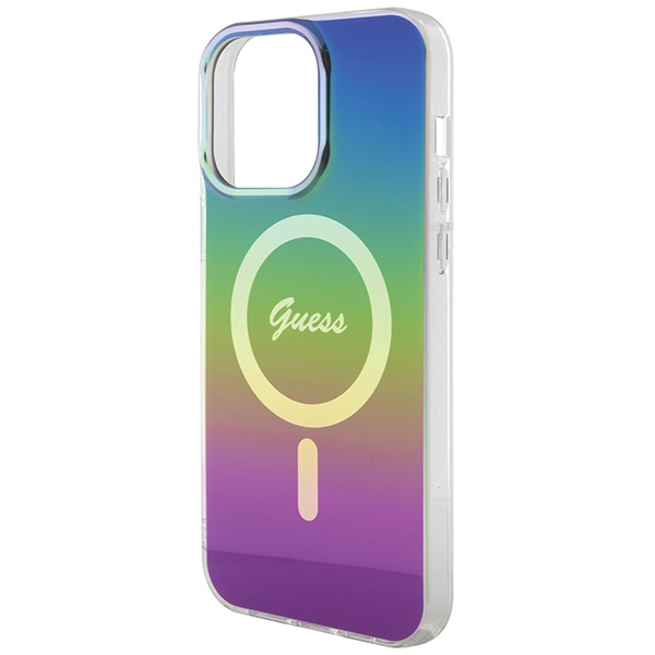 iTok webáruház - Guess Guess IML Iridescent MagSafe tok iPhone 15 Pro Max készülékhez (többszínű) 6 Guess IML Iridescent MagSafe case for iPhone 15 Pro Max 6.7" (többszínű)