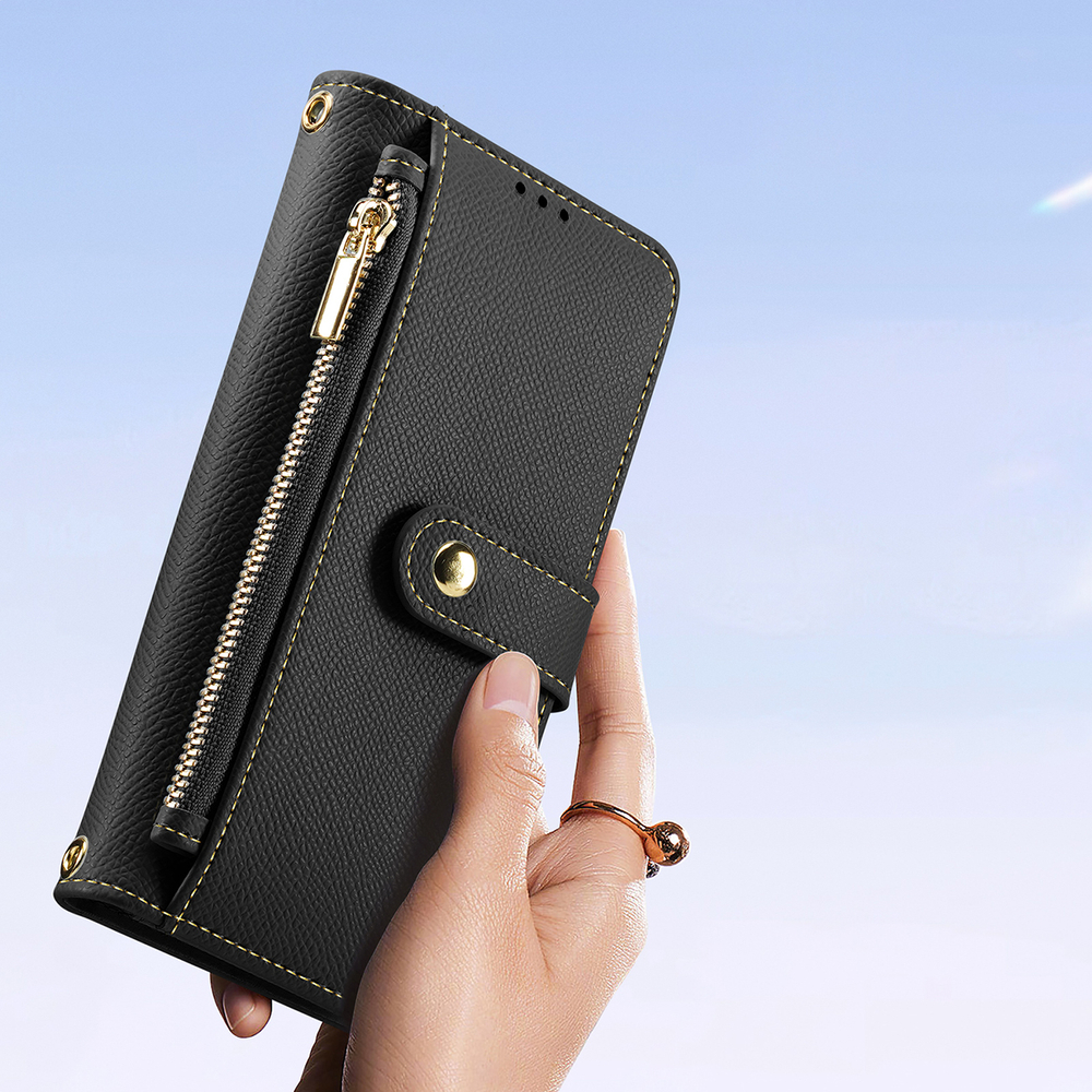 iTok webáruház - Dux Ducis Dux Ducis Lawa bőr tok iPhone 15 Pro Max készülékhez (fekete) 7 Dux Ducis Lawa Leather Case for iPhone 15 Pro Max (fekete)