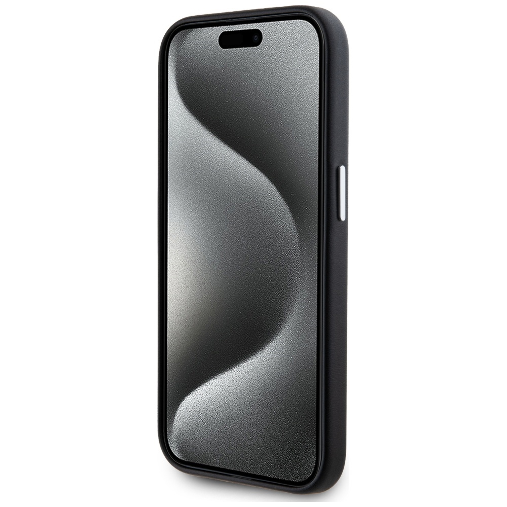 iTok webáruház - Karl Lagerfeld Karl Lagerfeld FW Metal Plate MagSafe tok iPhone 15 Pro Max készülékhez (fekete) 5 Karl Lagerfeld FW Metal Plate MagSafe iPhone 15 Pro Max Case (fekete)