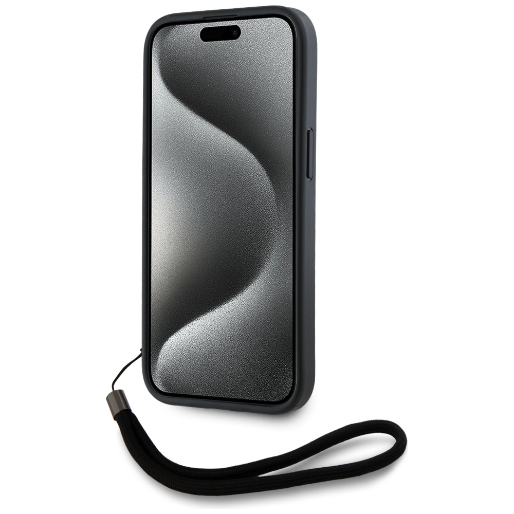 iTok webáruház - Karl Lagerfeld Karl Lagerfeld Saffiano Athleisure Stripes Cord tok iPhone 15 Pro Max készülékhez (piros) 4 Karl Lagerfeld Saffiano Athleisure Stripes Cord iPhone 15 Pro Max Case (piros)