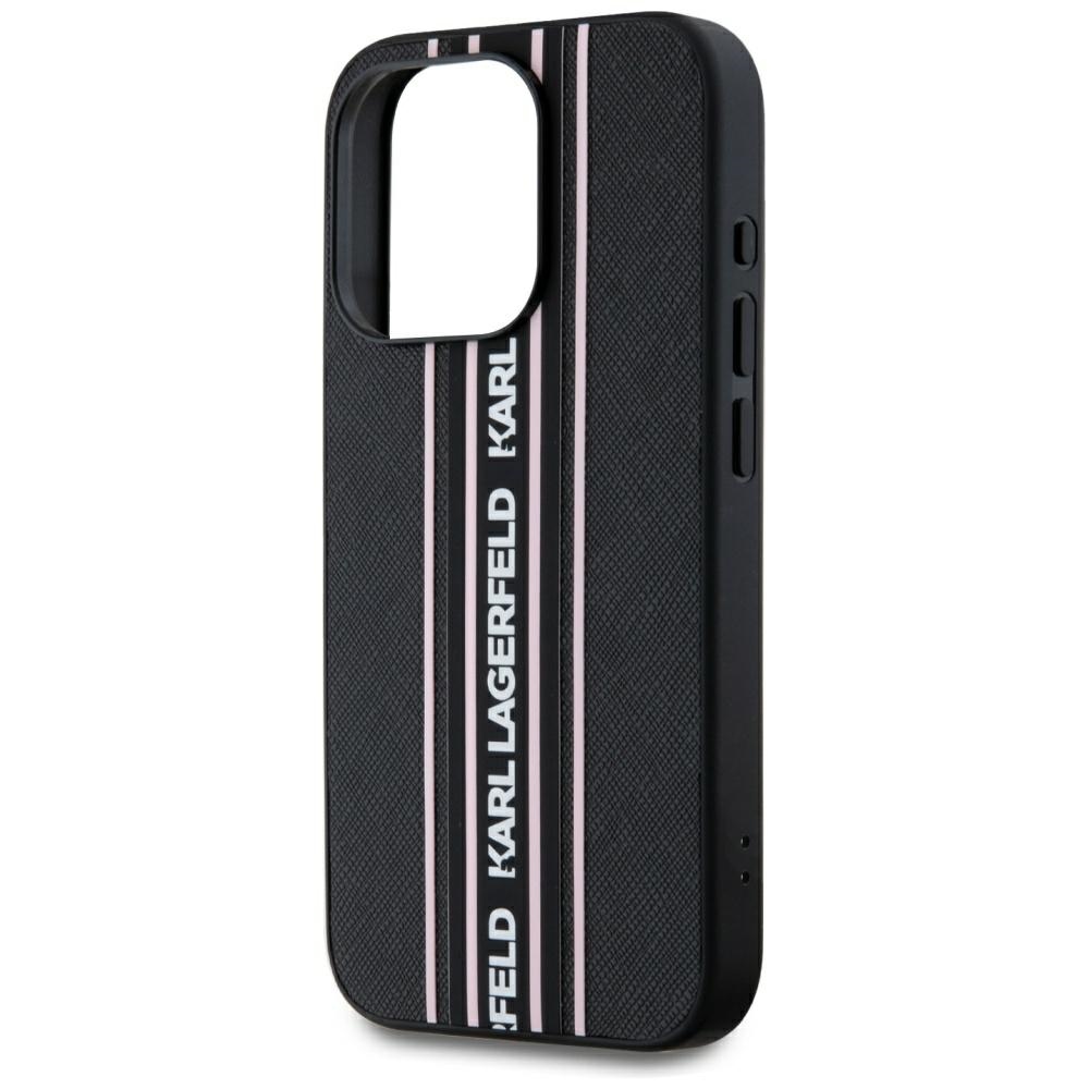 iTok webáruház - Karl Lagerfeld Karl Lagerfeld Saffiano Athleisure Stripes Cord tok iPhone 15 Pro Max készülékhez (rózsaszín) 5 Karl Lagerfeld Saffiano Athleisure Stripes Cord iPhone 15 Pro Max Case (rózsaszín)