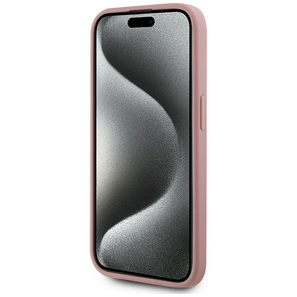 iTok webáruház - Karl Lagerfeld Karl Lagerfeld Wrinkled Metal Signature tok iPhone 15 Pro Max készülékhez (rózsaszín) 5 Karl Lagerfeld Wrinkled Metal Signature iPhone 15 Pro Max Case (rózsaszín)