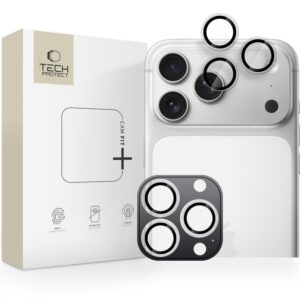 Tech-Protect Camring Fit+ kameravédő iPhone 14 Pro / Max, 15 Pro / Max, 16 Pro / Max és 17 Pro / Max készülékhez (átlátszó)
