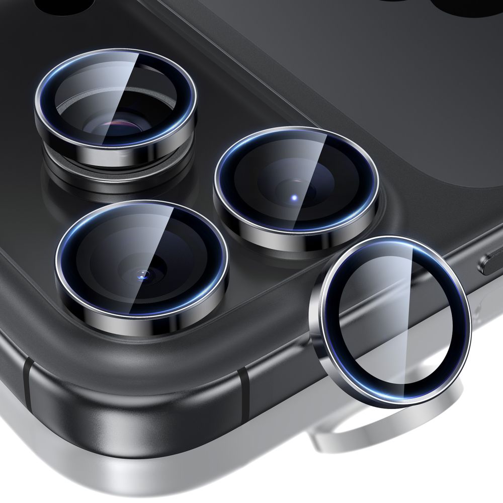 iTok webáruház - ESR ESR Armorite kameravédő iPhone 14 Pro / Pro Max / 15 Pro / Pro Max / 16 Pro / Pro Max / 17 Pro / Pro Max készülékekhez (fekete) 2 ESR Armorite Camera Protector for iPhone 14 Pro / Pro Max / 15 Pro / Pro Max / 16 Pro / Pro Max / 17 Pro / Pro Max (fekete)