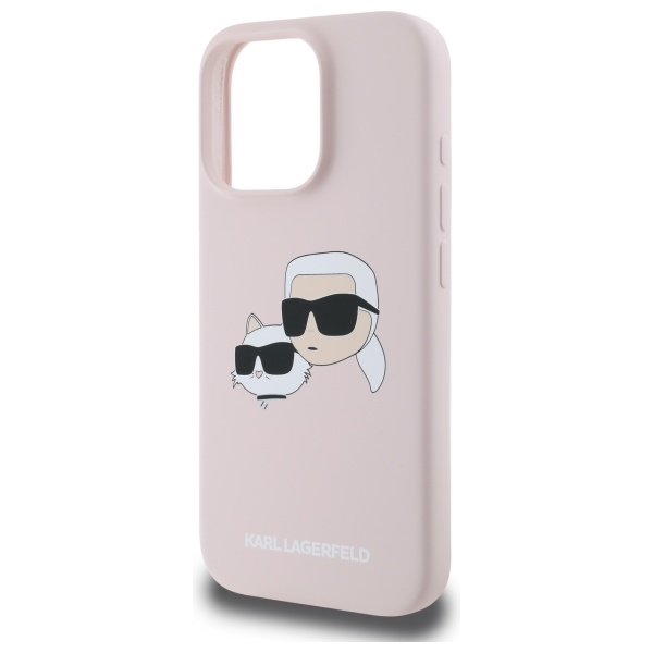 iTok webáruház - Karl Lagerfeld Karl Lagerfeld Silicone Nauble Heads Print MagSafe tok iPhone 16 Pro Max (rózsaszín) 6 Karl Lagerfeld Silicone Nauble Heads Print MagSafe Case for iPhone 16 Pro Max (rózsaszín)