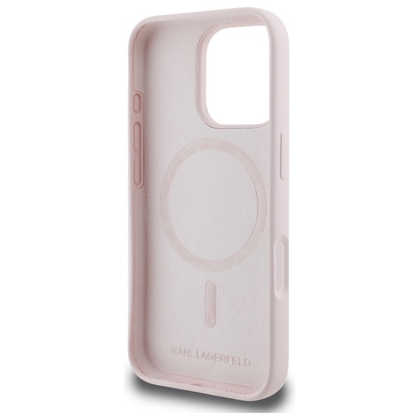 iTok webáruház - Karl Lagerfeld Karl Lagerfeld Silicone Nauble Heads Print MagSafe tok iPhone 16 Pro Max (rózsaszín) 7 Karl Lagerfeld Silicone Nauble Heads Print MagSafe Case for iPhone 16 Pro Max (rózsaszín)