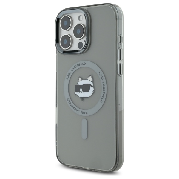 iTok webáruház - Karl Lagerfeld Karl Lagerfeld IML Metal Choupette Head MagSafe tok iPhone 16 Pro Max készülékhez (fekete) 2 Karl Lagerfeld IML Metal Choupette Head MagSafe Case for iPhone 16 Pro Max (fekete)
