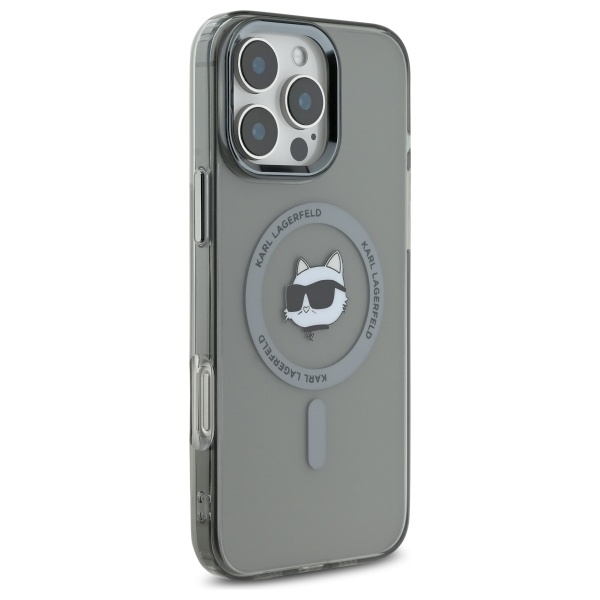 iTok webáruház - Karl Lagerfeld Karl Lagerfeld IML Metal Choupette Head MagSafe tok iPhone 16 Pro Max készülékhez (fekete) 4 Karl Lagerfeld IML Metal Choupette Head MagSafe Case for iPhone 16 Pro Max (fekete)