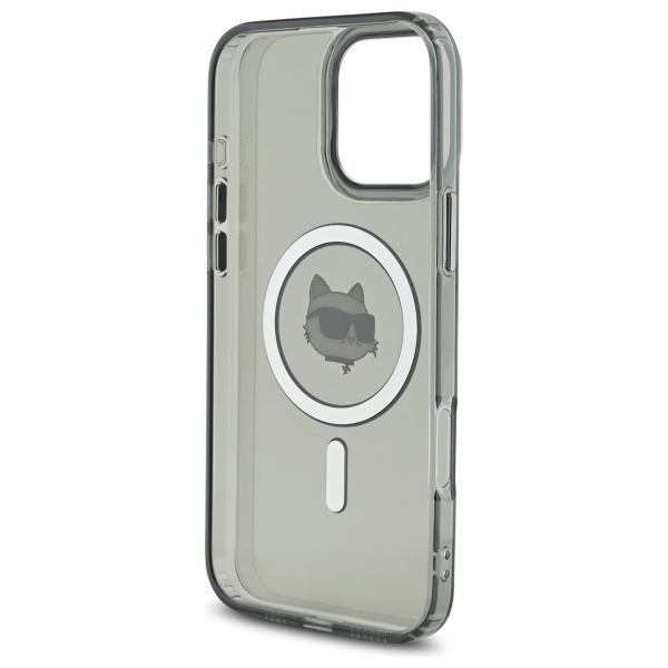 iTok webáruház - Karl Lagerfeld Karl Lagerfeld IML Metal Choupette Head MagSafe tok iPhone 16 Pro Max készülékhez (fekete) 7 Karl Lagerfeld IML Metal Choupette Head MagSafe Case for iPhone 16 Pro Max (fekete)