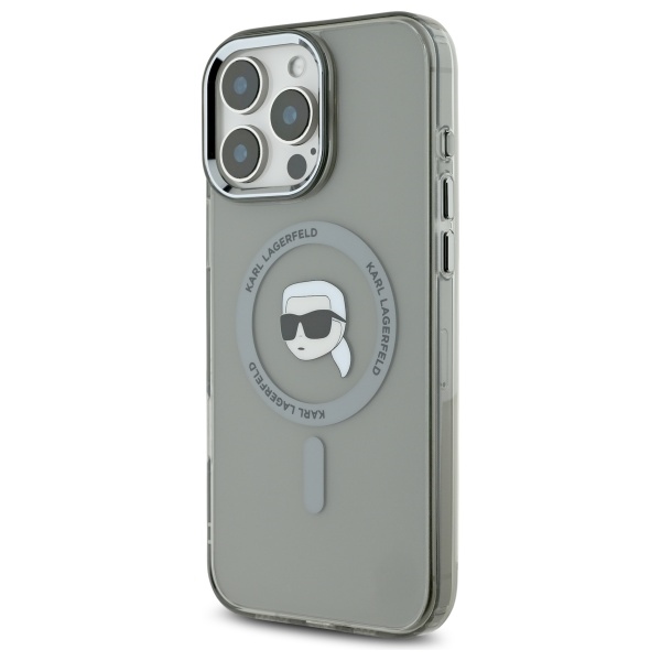 iTok webáruház - Karl Lagerfeld Karl Lagerfeld IML Metal Karl Head MagSafe tok iPhone 16 Pro Max készülékhez (fekete) 2 Karl Lagerfeld IML Metal Karl Head MagSafe Case for iPhone 16 Pro Max (fekete)