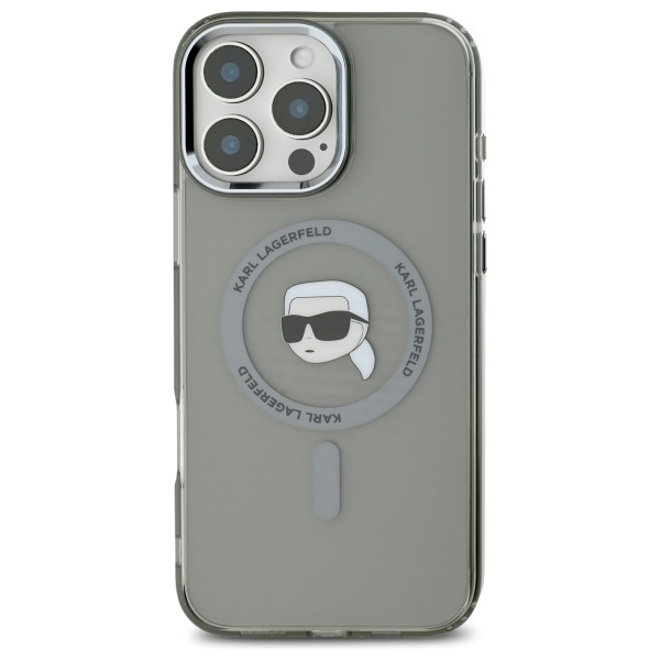 iTok webáruház - Karl Lagerfeld Karl Lagerfeld IML Metal Karl Head MagSafe tok iPhone 16 Pro Max készülékhez (fekete) 3 Karl Lagerfeld IML Metal Karl Head MagSafe Case for iPhone 16 Pro Max (fekete)