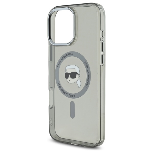 iTok webáruház - Karl Lagerfeld Karl Lagerfeld IML Metal Karl Head MagSafe tok iPhone 16 Pro Max készülékhez (fekete) 6 Karl Lagerfeld IML Metal Karl Head MagSafe Case for iPhone 16 Pro Max (fekete)