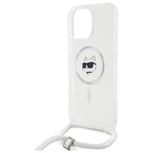 iTok webáruház - Karl Lagerfeld Karl Lagerfeld IML Choupette Head & Cord MagSafe tok iPhone 16 Pro Max (átlátszó) 5 Karl Lagerfeld IML Choupette Head & Cord Magsafe Case for iPhone 16 Pro Max (átlátszó)