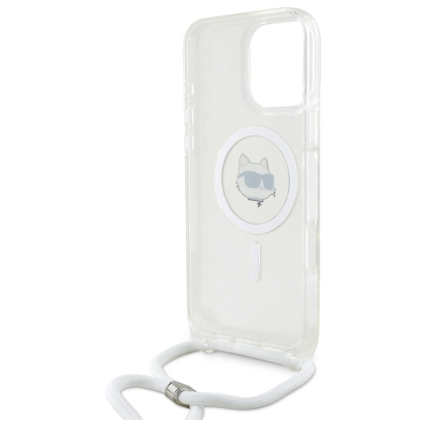 iTok webáruház - Karl Lagerfeld Karl Lagerfeld IML Choupette Head & Cord MagSafe tok iPhone 16 Pro Max (átlátszó) 6 Karl Lagerfeld IML Choupette Head & Cord Magsafe Case for iPhone 16 Pro Max (átlátszó)
