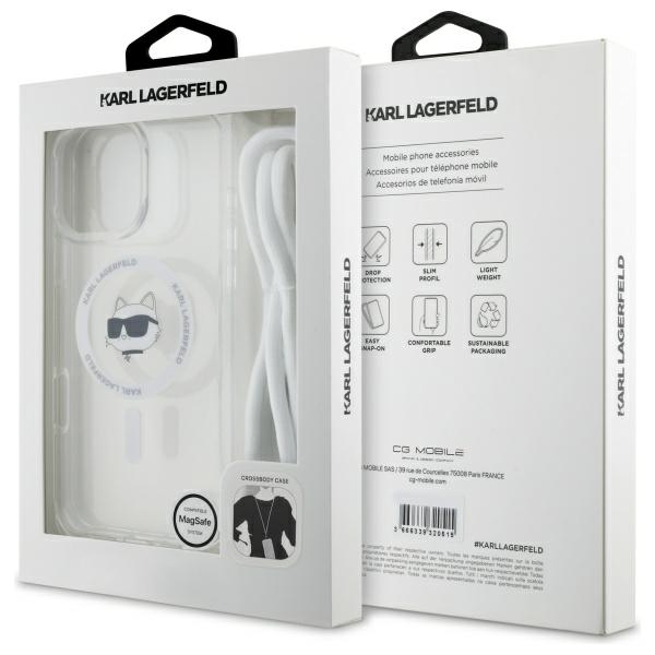 iTok webáruház - Karl Lagerfeld Karl Lagerfeld IML Choupette Head & Cord MagSafe tok iPhone 16 Pro Max (átlátszó) 7 Karl Lagerfeld IML Choupette Head & Cord Magsafe Case for iPhone 16 Pro Max (átlátszó)