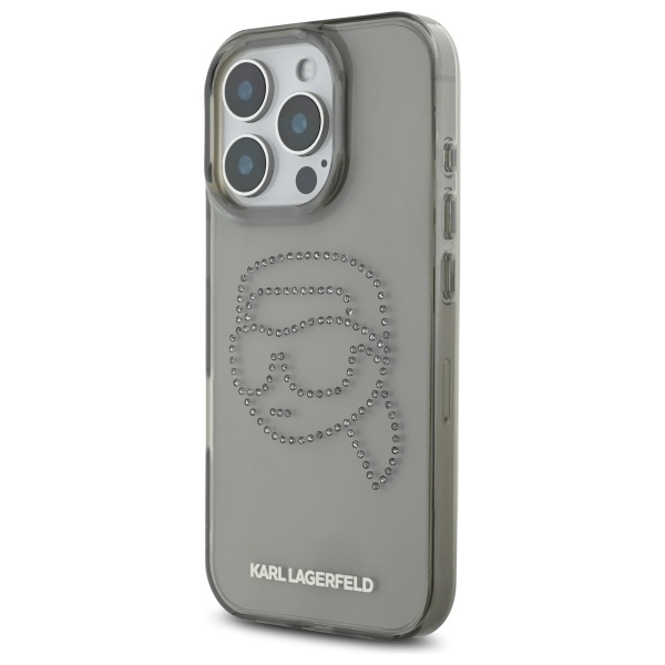 iTok webáruház - Karl Lagerfeld Karl Lagerfeld KLHCP16XHKHDCELK tok iPhone 16 Pro Max 6,9" készülékhez 2 Karl Lagerfeld KLHCP16XHKHDCELK iPhone 16 Pro Max 6.9" black/black hardcase IML Rhinestones Karl Head