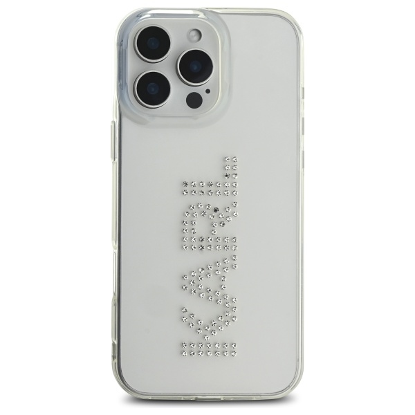 iTok webáruház - Karl Lagerfeld Karl Lagerfeld KLHCP16XHKLSTDCT tok iPhone 16 Pro Max készülékhez 3 Karl Lagerfeld KLHCP16XHKLSTDCT iPhone 16 Pro Max 6.9" Clear Hard Case IML Rhinestones Logo