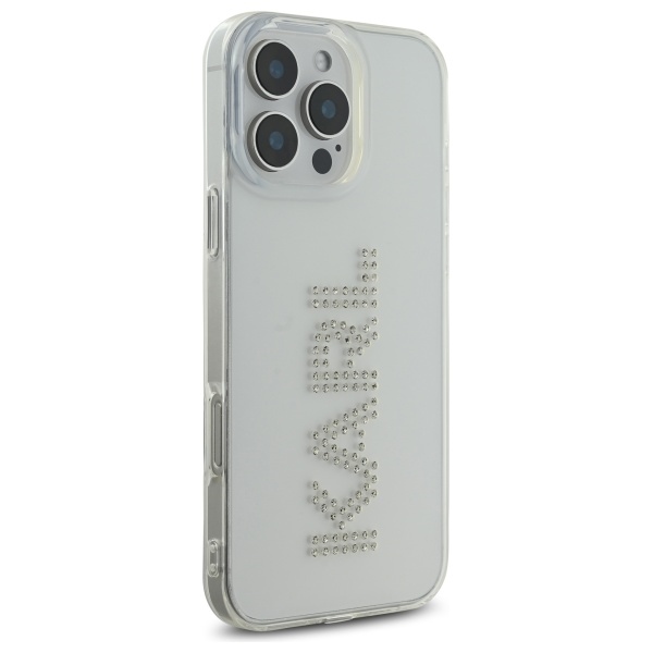 iTok webáruház - Karl Lagerfeld Karl Lagerfeld KLHCP16XHKLSTDCT tok iPhone 16 Pro Max készülékhez 4 Karl Lagerfeld KLHCP16XHKLSTDCT iPhone 16 Pro Max 6.9" Clear Hard Case IML Rhinestones Logo