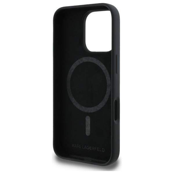 iTok webáruház - Karl Lagerfeld Karl Lagerfeld KLHMP16XSKCHTCK tok iPhone 16 Pro Max 6,9" készülékhez – Silicone Karl&Choupette Heads MagSafe, fekete 7 Karl Lagerfeld KLHMP16XSKCHTCK iPhone 16 Pro Max 6.9" black/black hardcase Silicone Karl&Choupette Heads MagSafe