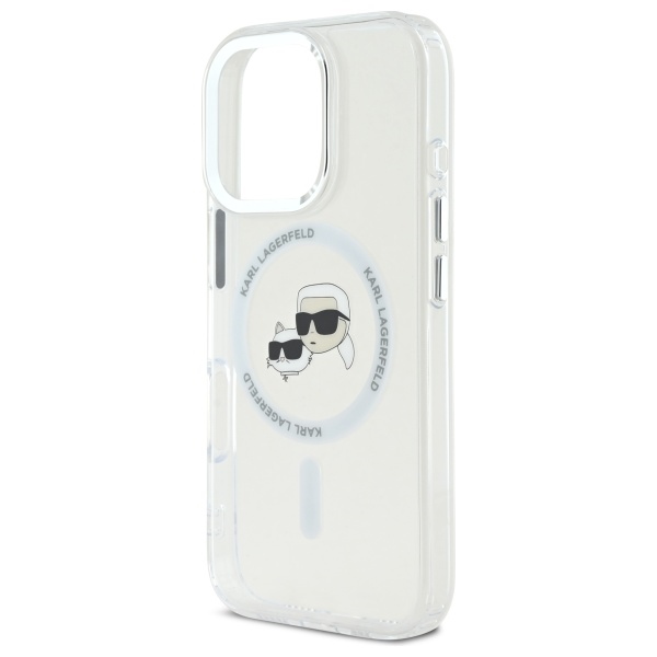 iTok webáruház - Karl Lagerfeld Karl Lagerfeld IML Metal Karl&Choupette Head MagSafe tok iPhone 16 Pro Max készülékhez (fehér) 6 Karl Lagerfeld IML Metal Karl&Choupette Head MagSafe Case for iPhone 16 Pro Max (fehér)