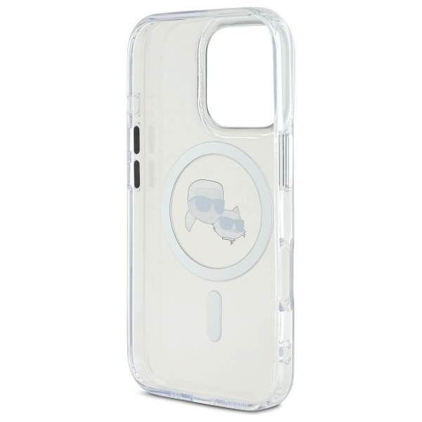 iTok webáruház - Karl Lagerfeld Karl Lagerfeld IML Metal Karl&Choupette Head MagSafe tok iPhone 16 Pro Max készülékhez (fehér) 7 Karl Lagerfeld IML Metal Karl&Choupette Head MagSafe Case for iPhone 16 Pro Max (fehér)