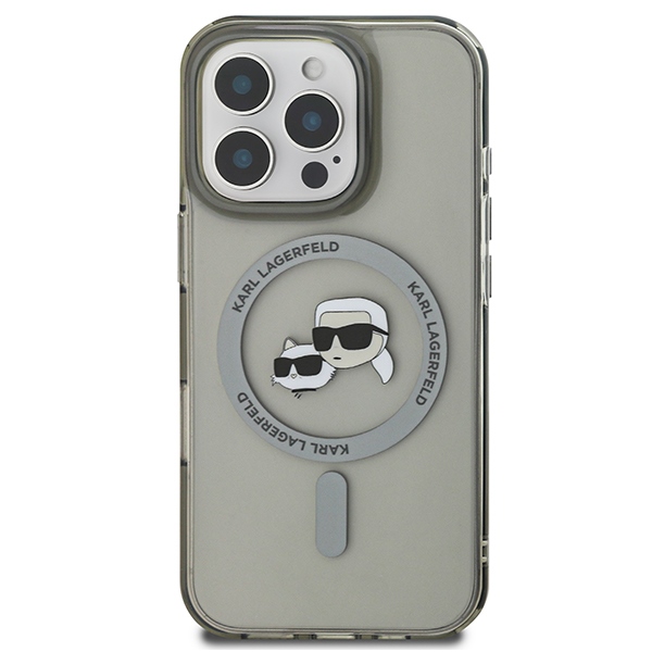 iTok webáruház - Karl Lagerfeld Karl Lagerfeld IML Metal Karl&Choupette Head MagSafe tok iPhone 16 Pro Max készülékhez (fekete) 3 Karl Lagerfeld IML Metal Karl&Choupette Head MagSafe Case for iPhone 16 Pro Max (fekete)
