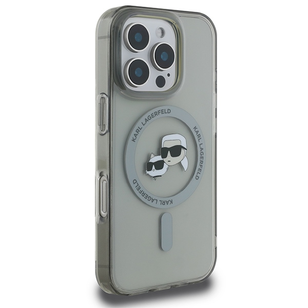 iTok webáruház - Karl Lagerfeld Karl Lagerfeld IML Metal Karl&Choupette Head MagSafe tok iPhone 16 Pro Max készülékhez (fekete) 4 Karl Lagerfeld IML Metal Karl&Choupette Head MagSafe Case for iPhone 16 Pro Max (fekete)