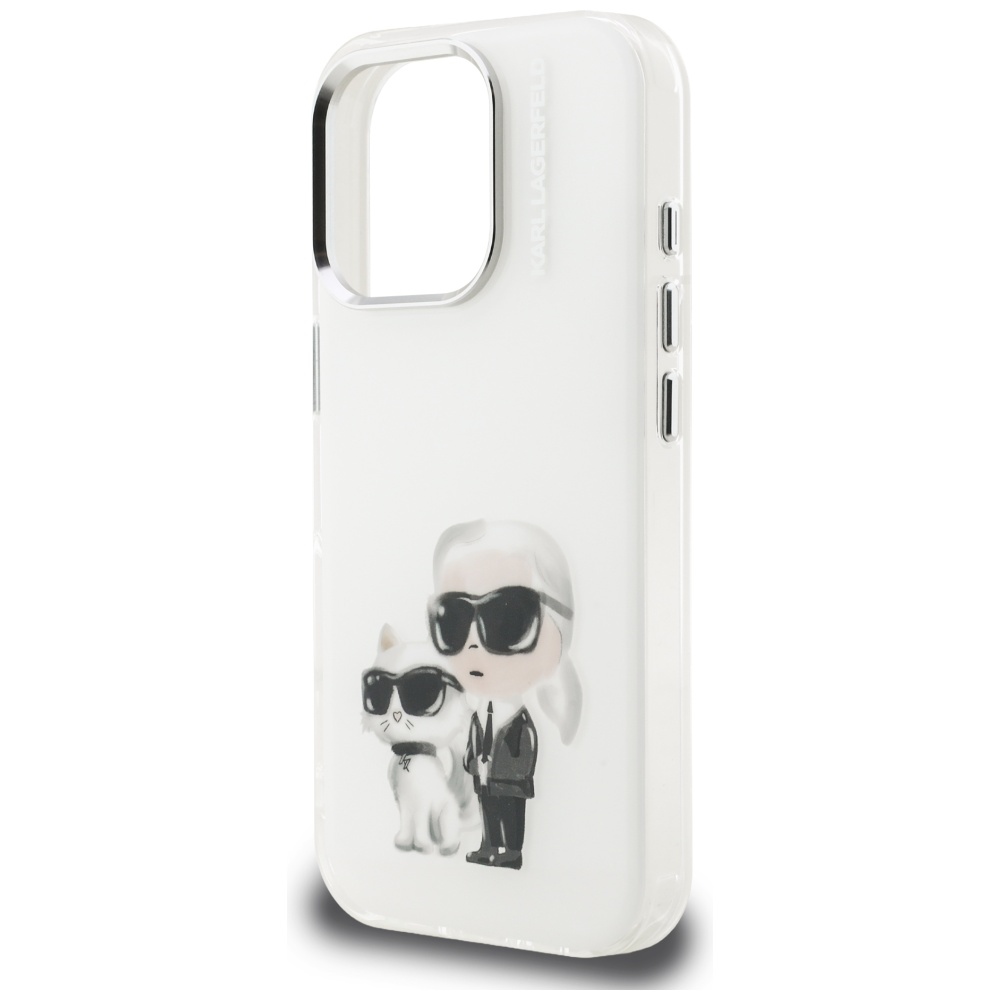 iTok webáruház - Karl Lagerfeld Karl Lagerfeld IML Aquarelle Karl & Choupette & Logo tok iPhone 16 Pro Max készülékhez (fehér) 6 Karl Lagerfeld IML Aquarelle Karl & Choupette & Logo Case for iPhone 16 Pro Max (fehér)