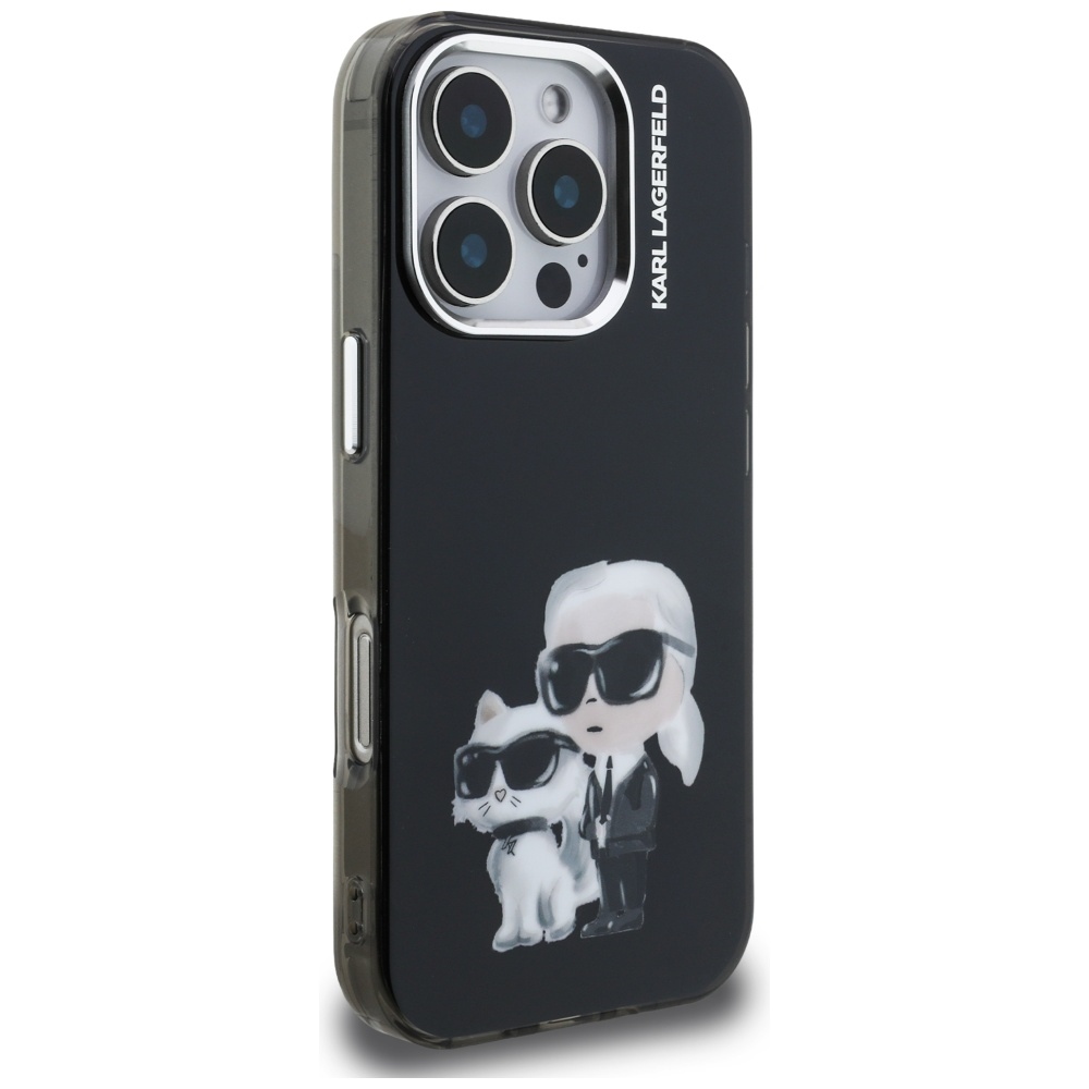 iTok webáruház - Karl Lagerfeld Karl Lagerfeld IML Aquarelle Karl & Choupette & Logo tok iPhone 16 Pro Max (fekete) 4 Karl Lagerfeld IML Aquarelle Karl & Choupette & Logo Case for iPhone 16 Pro Max (fekete)