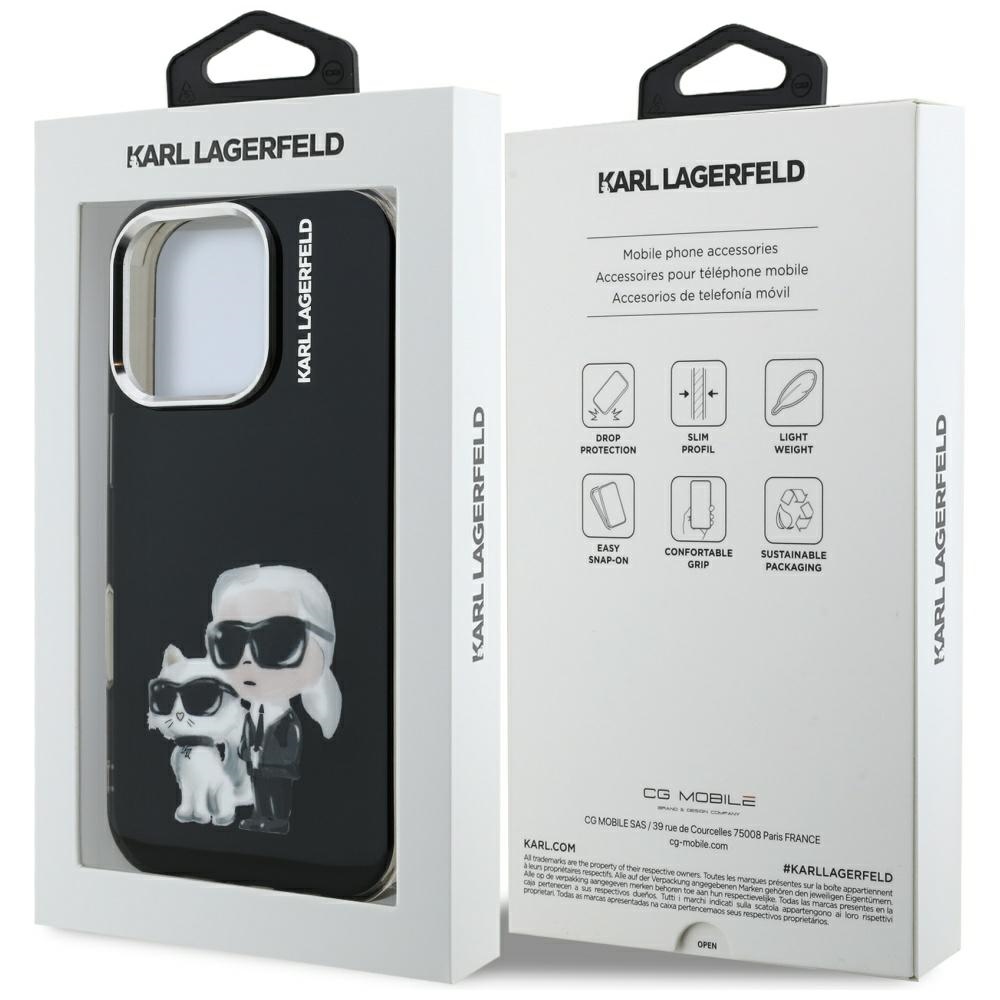 iTok webáruház - Karl Lagerfeld Karl Lagerfeld IML Aquarelle Karl & Choupette & Logo tok iPhone 16 Pro Max (fekete) 8 Karl Lagerfeld IML Aquarelle Karl & Choupette & Logo Case for iPhone 16 Pro Max (fekete)