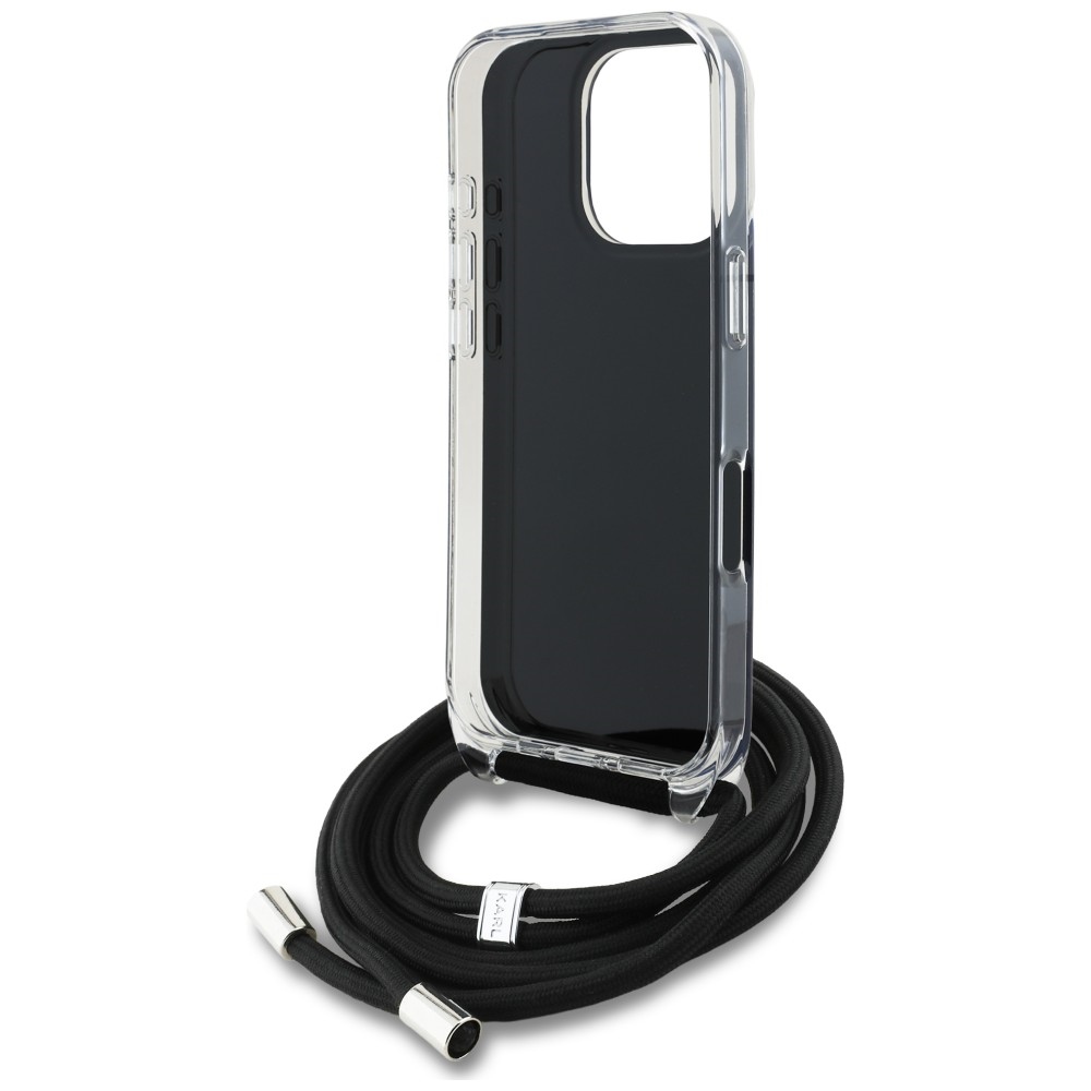 iTok webáruház - Karl Lagerfeld Karl Lagerfeld IML Crossbody Karl&Choupette Head tok iPhone 16 Pro Max (fekete) 6 Karl Lagerfeld IML Crossbody Karl&Choupette Head Case for iPhone 16 Pro Max (fekete)