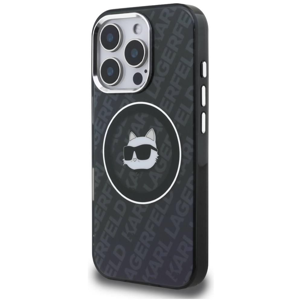 iTok webáruház - Karl Lagerfeld Karl Lagerfeld IML Choupette Head Logo MagSafe tok iPhone 16 Pro Max (fekete) 2 Karl Lagerfeld IML Choupette Head Logo MagSafe Case for iPhone 16 Pro Max (fekete)