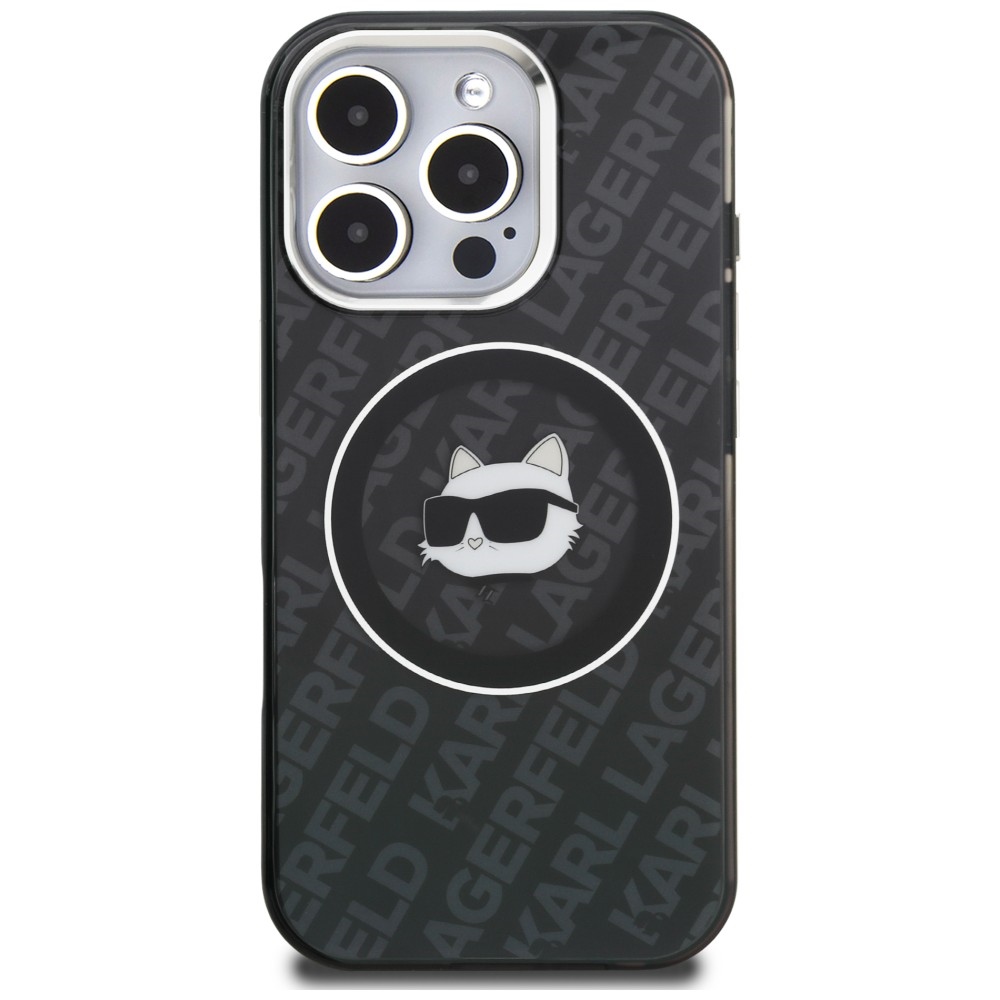 iTok webáruház - Karl Lagerfeld Karl Lagerfeld IML Choupette Head Logo MagSafe tok iPhone 16 Pro Max (fekete) 3 Karl Lagerfeld IML Choupette Head Logo MagSafe Case for iPhone 16 Pro Max (fekete)
