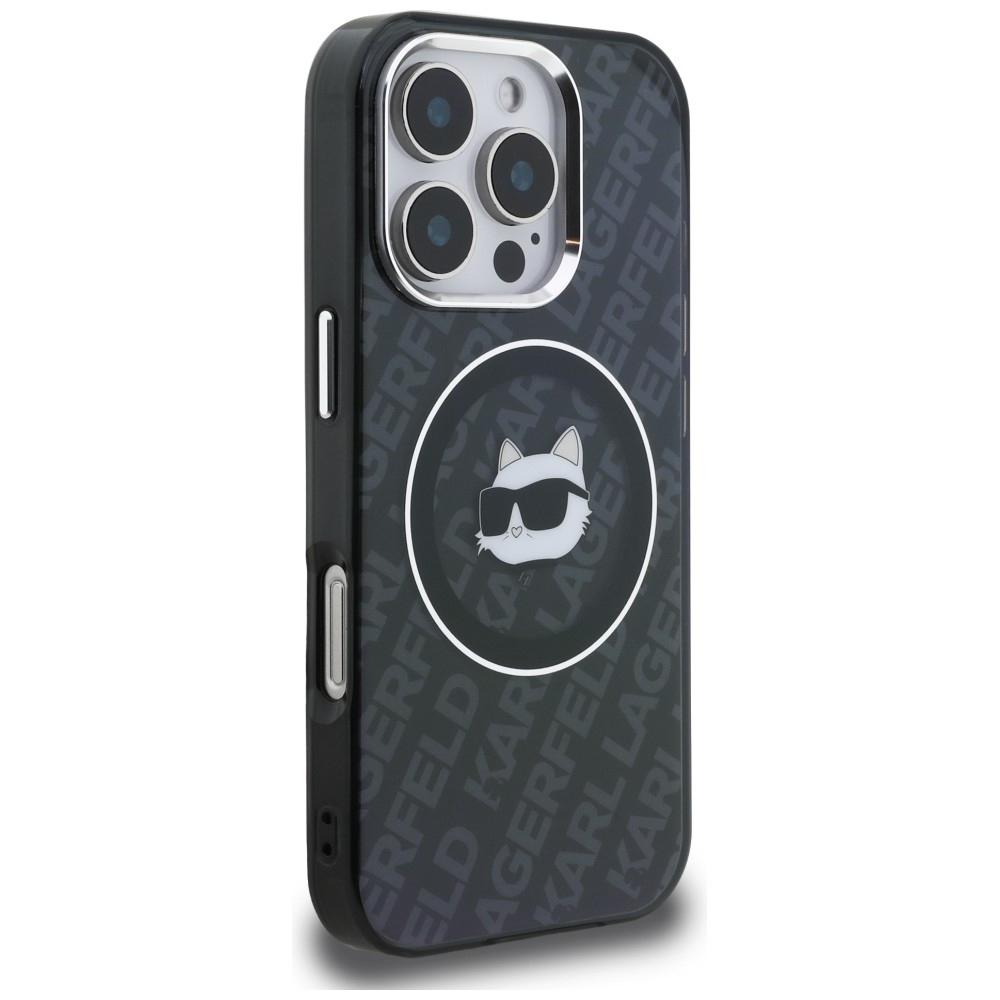 iTok webáruház - Karl Lagerfeld Karl Lagerfeld IML Choupette Head Logo MagSafe tok iPhone 16 Pro Max (fekete) 4 Karl Lagerfeld IML Choupette Head Logo MagSafe Case for iPhone 16 Pro Max (fekete)