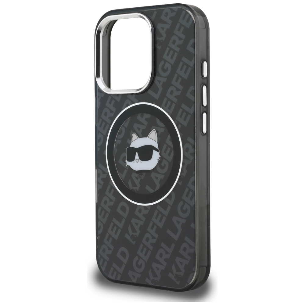 iTok webáruház - Karl Lagerfeld Karl Lagerfeld IML Choupette Head Logo MagSafe tok iPhone 16 Pro Max (fekete) 6 Karl Lagerfeld IML Choupette Head Logo MagSafe Case for iPhone 16 Pro Max (fekete)