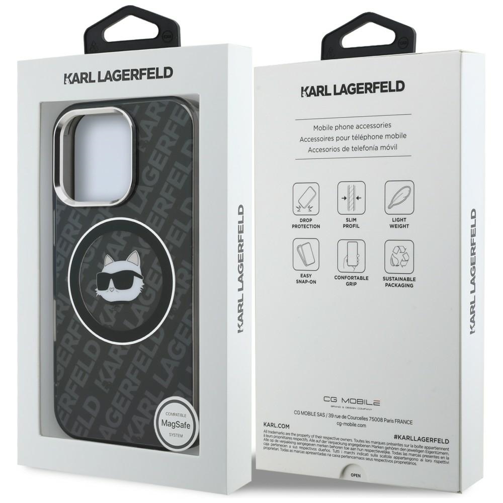 iTok webáruház - Karl Lagerfeld Karl Lagerfeld IML Choupette Head Logo MagSafe tok iPhone 16 Pro Max (fekete) 8 Karl Lagerfeld IML Choupette Head Logo MagSafe Case for iPhone 16 Pro Max (fekete)