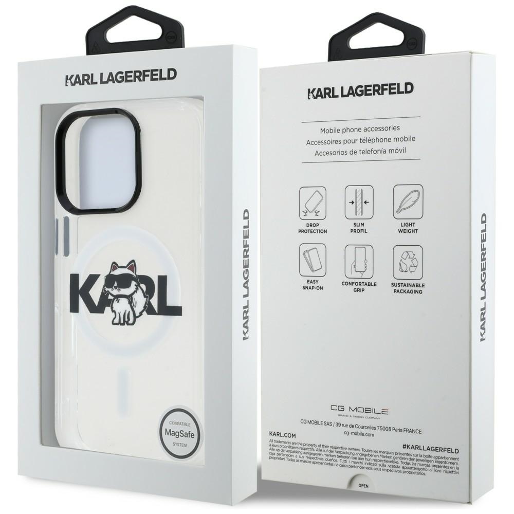 iTok webáruház - Karl Lagerfeld Karl Lagerfeld IML Choupette Sketch Logo MagSafe tok iPhone 16 Pro Max készülékhez (átlátszó) 8 Karl Lagerfeld IML Choupette Sketch Logo MagSafe Case for iPhone 16 Pro Max (átlátszó)
