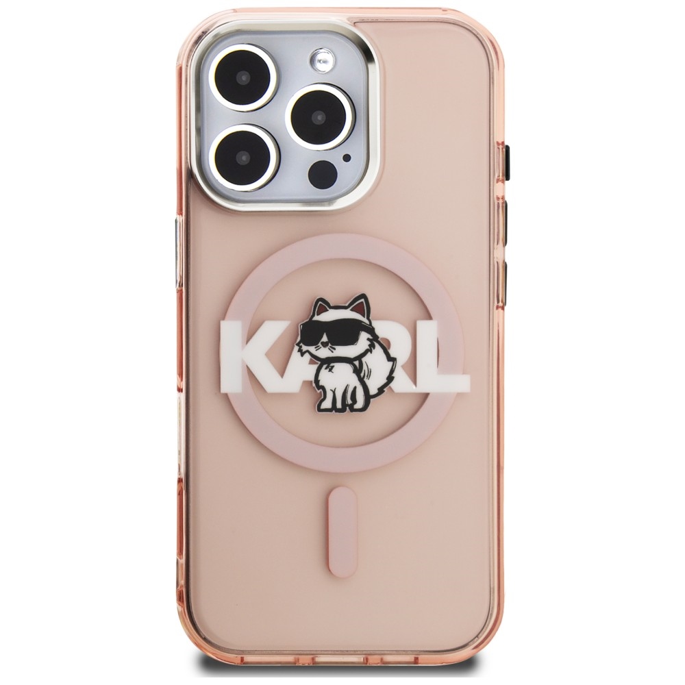 iTok webáruház - Karl Lagerfeld Karl Lagerfeld IML Choupette Sketch Logo MagSafe tok iPhone 16 Pro Max készülékhez (rózsaszín) 3 Karl Lagerfeld IML Choupette Sketch Logo MagSafe Case for iPhone 16 Pro Max (rózsaszín)