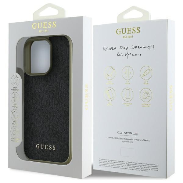 iTok webáruház - Guess Guess 4G Charms Collection tok iPhone 16 Pro Max készülékhez (fekete) 8 Guess 4G Charms Collection case for iPhone 16 Pro Max (fekete)